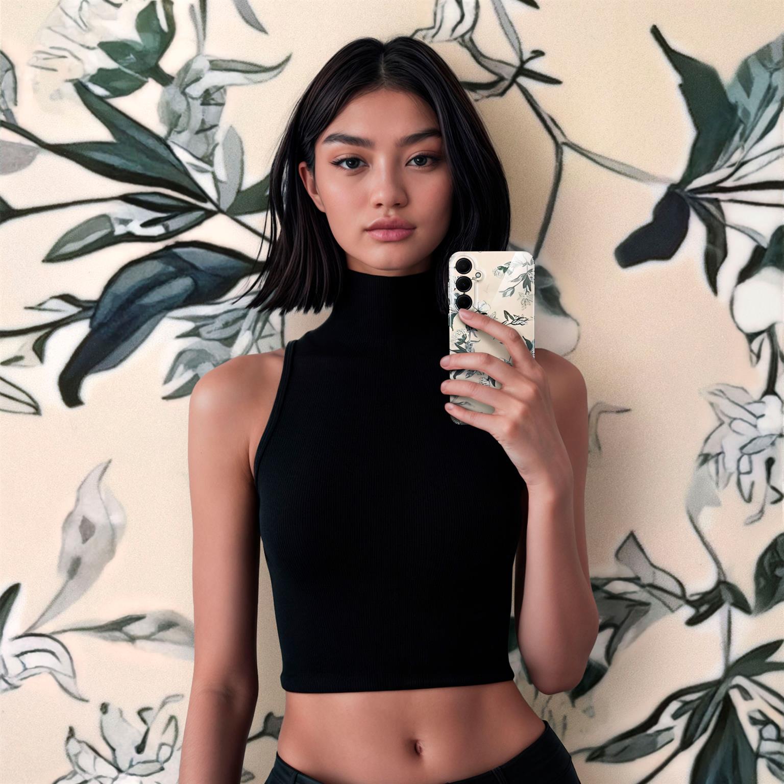 ONEFLOW Flower Cover Samsung Galaxy A35 5G Blumen Muster – Weiteres Produktbild 3 ONEFLOW Flower Cover Samsung Galaxy A35 5G Blumen Muster – Weiteres Produktbild 3