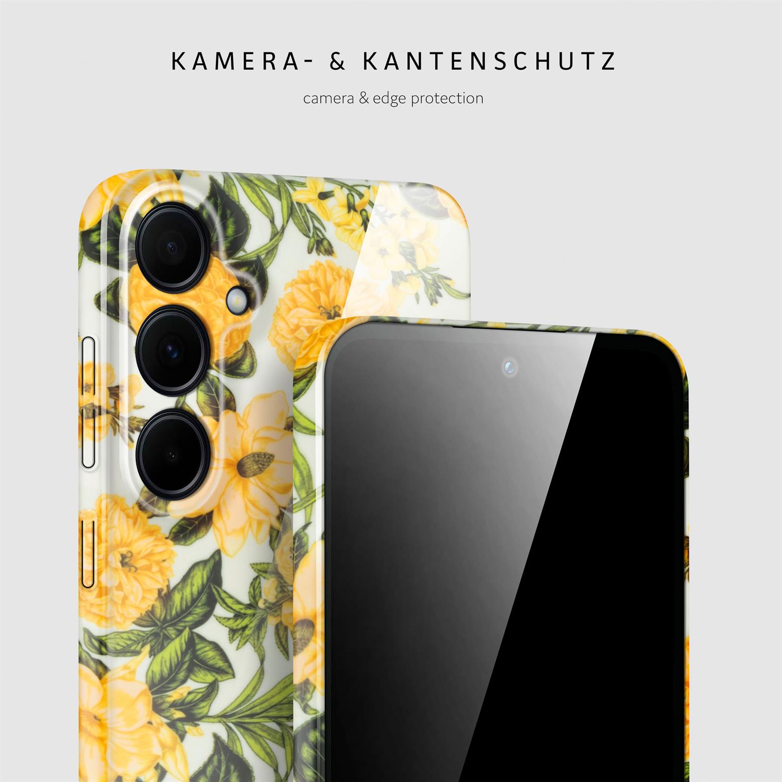 ONEFLOW Flower Cover Samsung Galaxy A35 5G Blumen Muster – Weiteres Produktbild 1