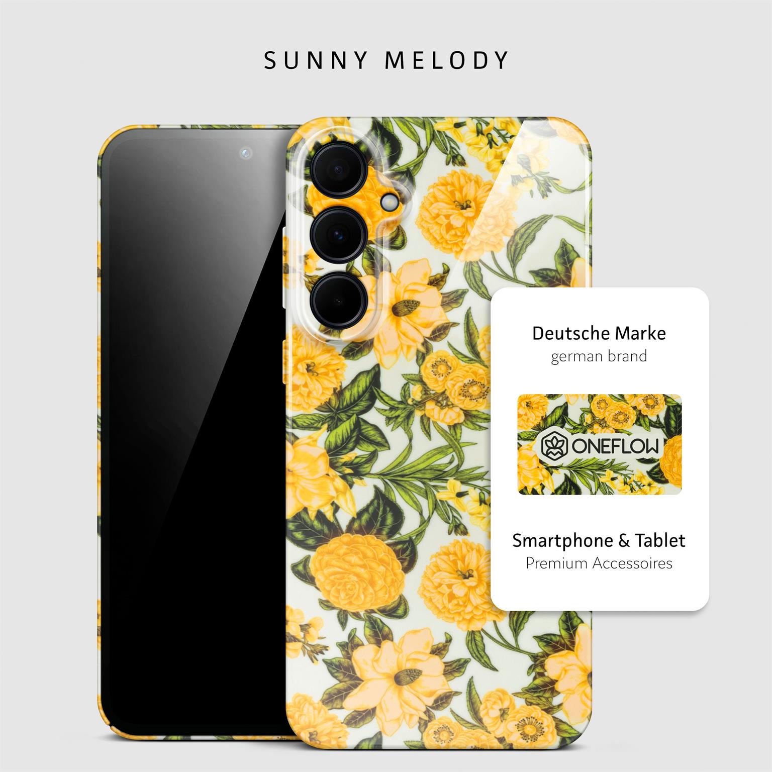 ONEFLOW Flower Cover Samsung Galaxy A35 5G Blumen Muster – Weiteres Produktbild 3