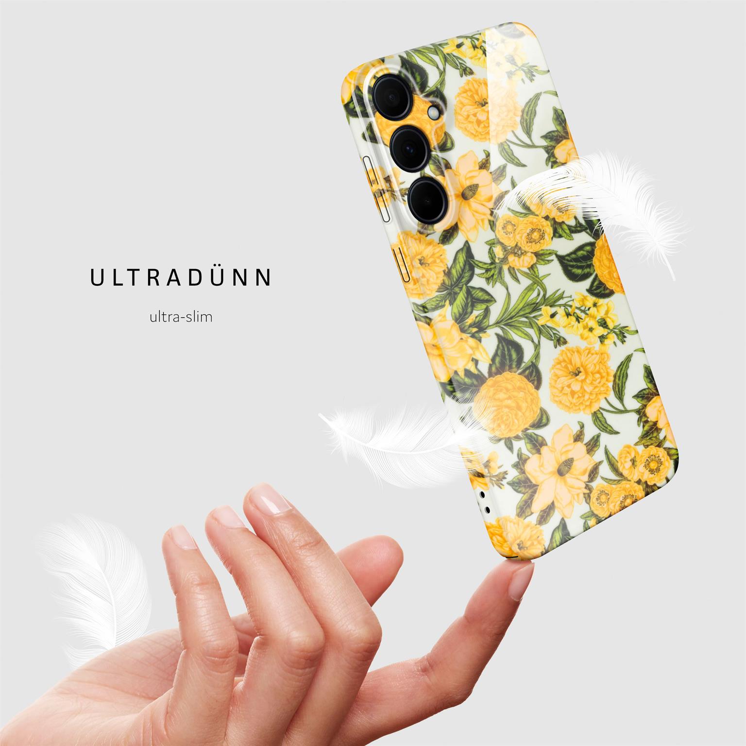 ONEFLOW Flower Cover Samsung Galaxy A35 5G Blumen Muster – Weiteres Produktbild 4