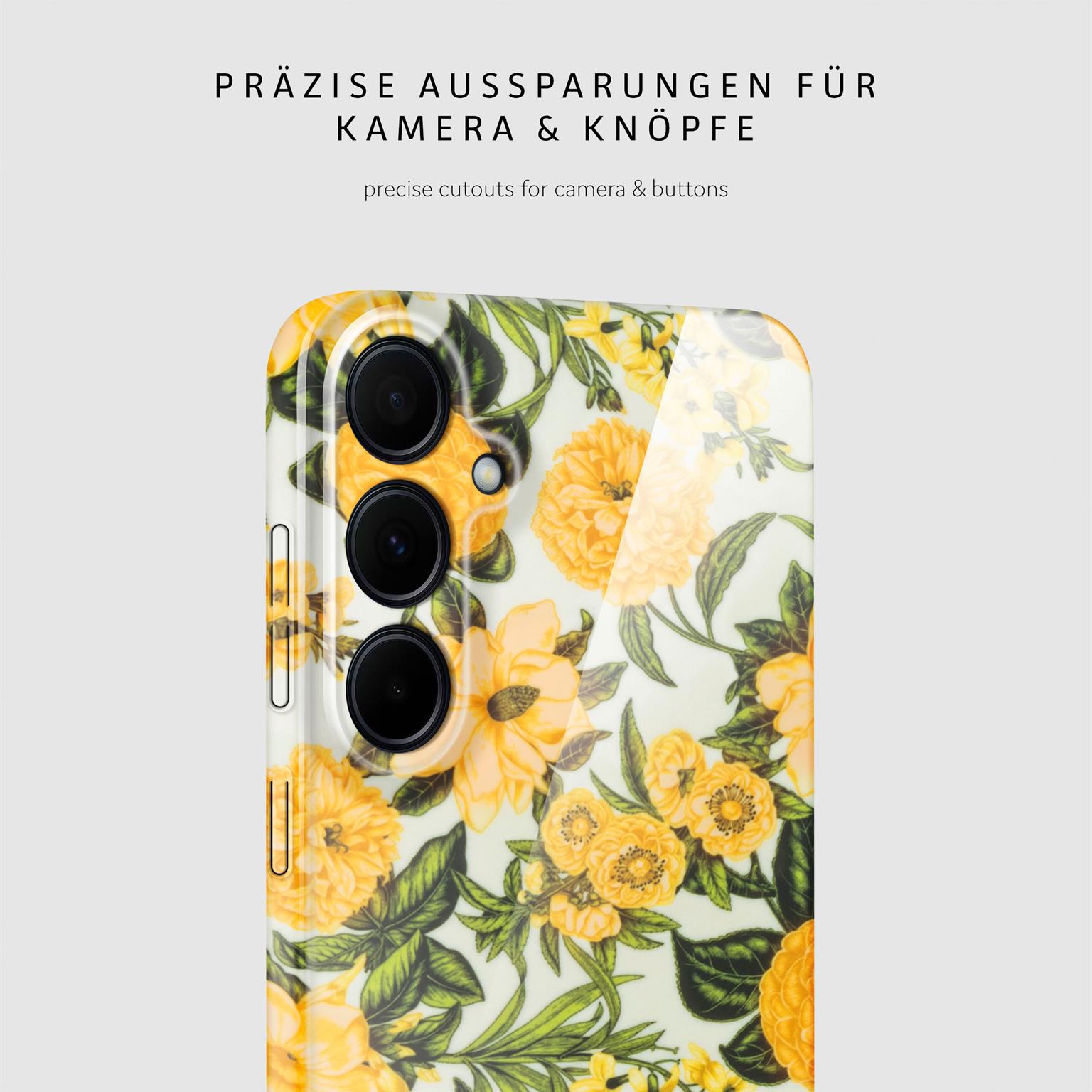 ONEFLOW Flower Cover Samsung Galaxy A35 5G Blumen Muster – Weiteres Produktbild 6