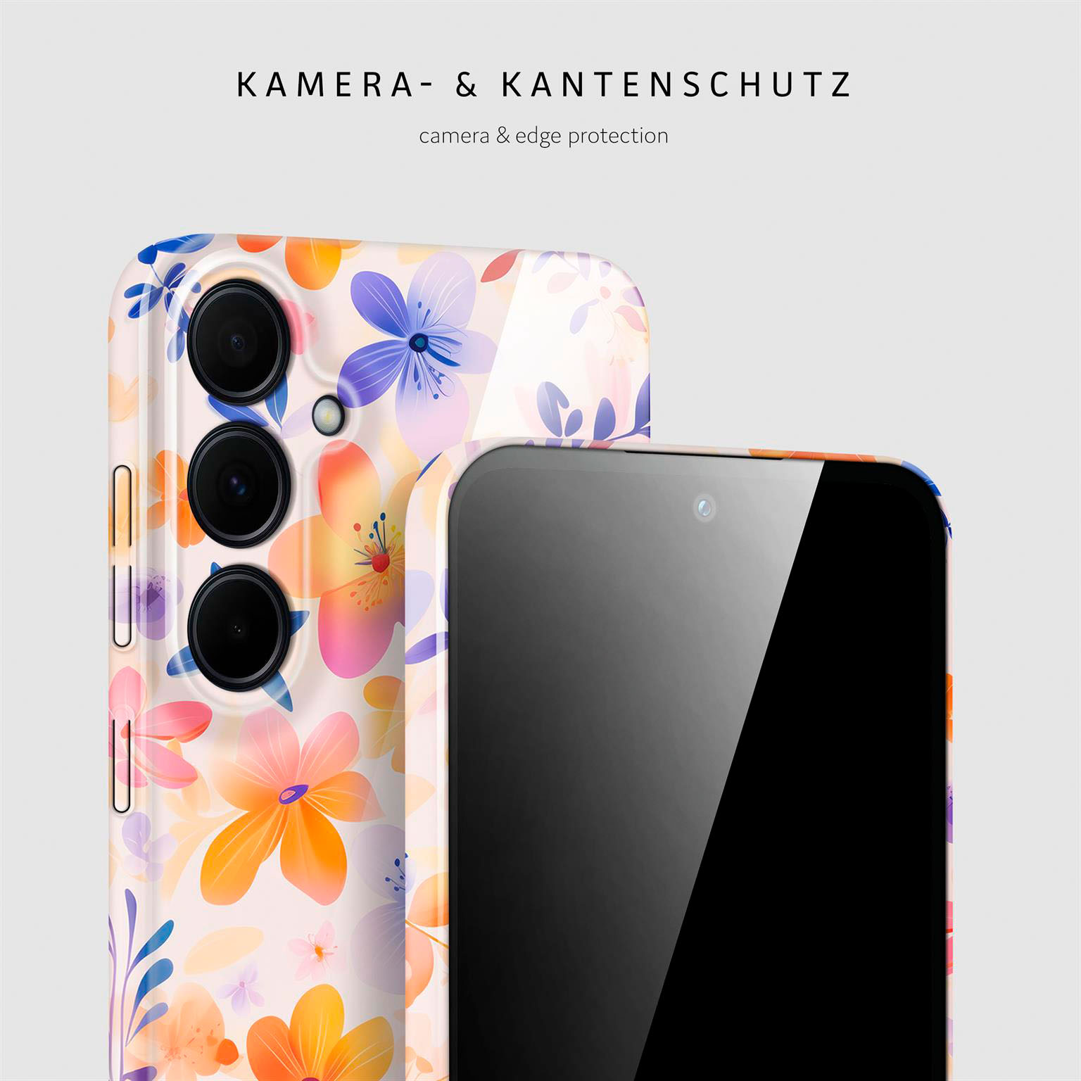 ONEFLOW Flower Cover Samsung Galaxy A35 5G Blumen Muster – Weiteres Produktbild 1