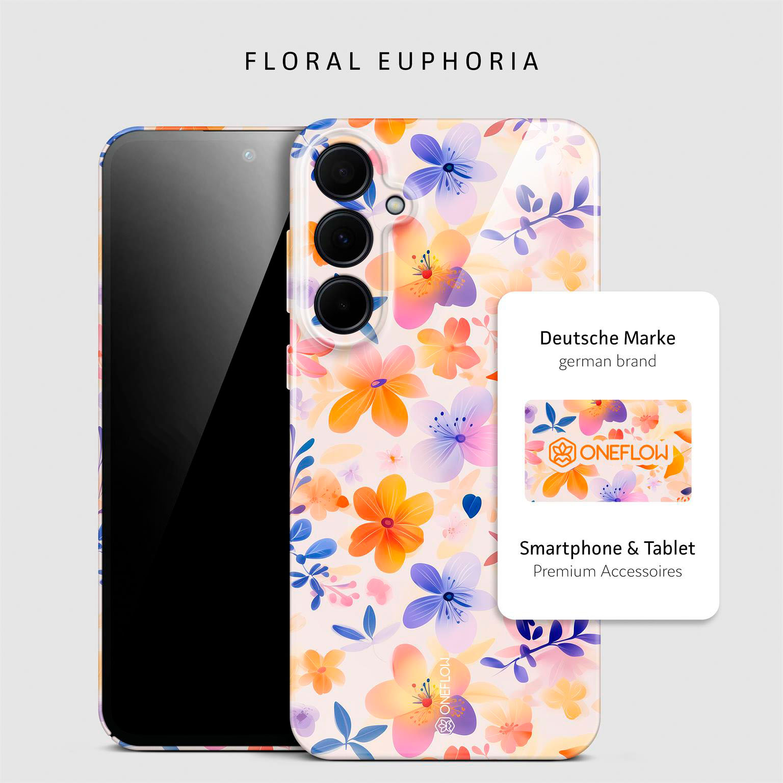 ONEFLOW Flower Cover Samsung Galaxy A35 5G Blumen Muster – Weiteres Produktbild 3