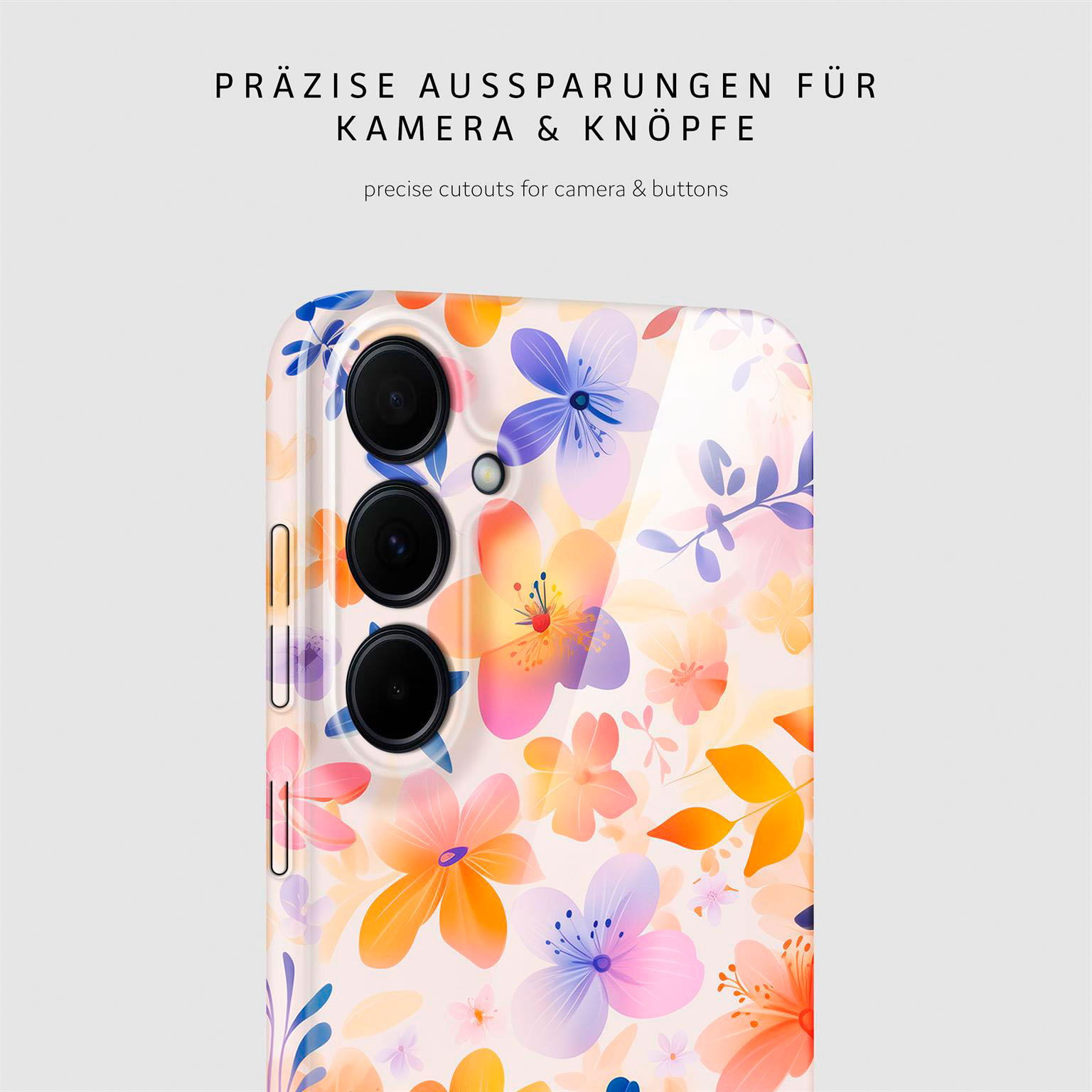 ONEFLOW Flower Cover Samsung Galaxy A35 5G Blumen Muster – Weiteres Produktbild 6