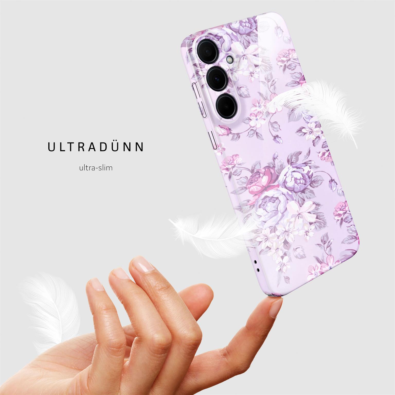 ONEFLOW Flower Cover Samsung Galaxy A35 5G Blumen Muster – Weiteres Produktbild 4
