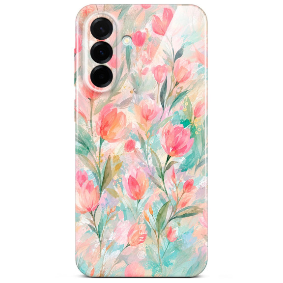 ONEFLOW Flower Cover Samsung Galaxy A37 5G Blumen Muster – Weiteres Produktbild 1