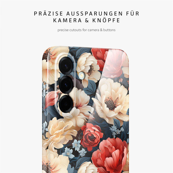 ONEFLOW Flower Cover Samsung Galaxy A37 5G Blumen Muster – Weiteres Produktbild 7