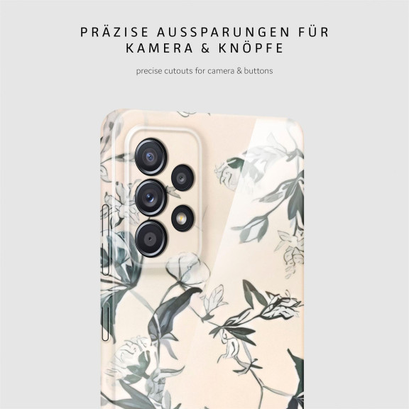 ONEFLOW Flower Cover Samsung Galaxy A52 5G Blumen Muster – Weiteres Produktbild 7