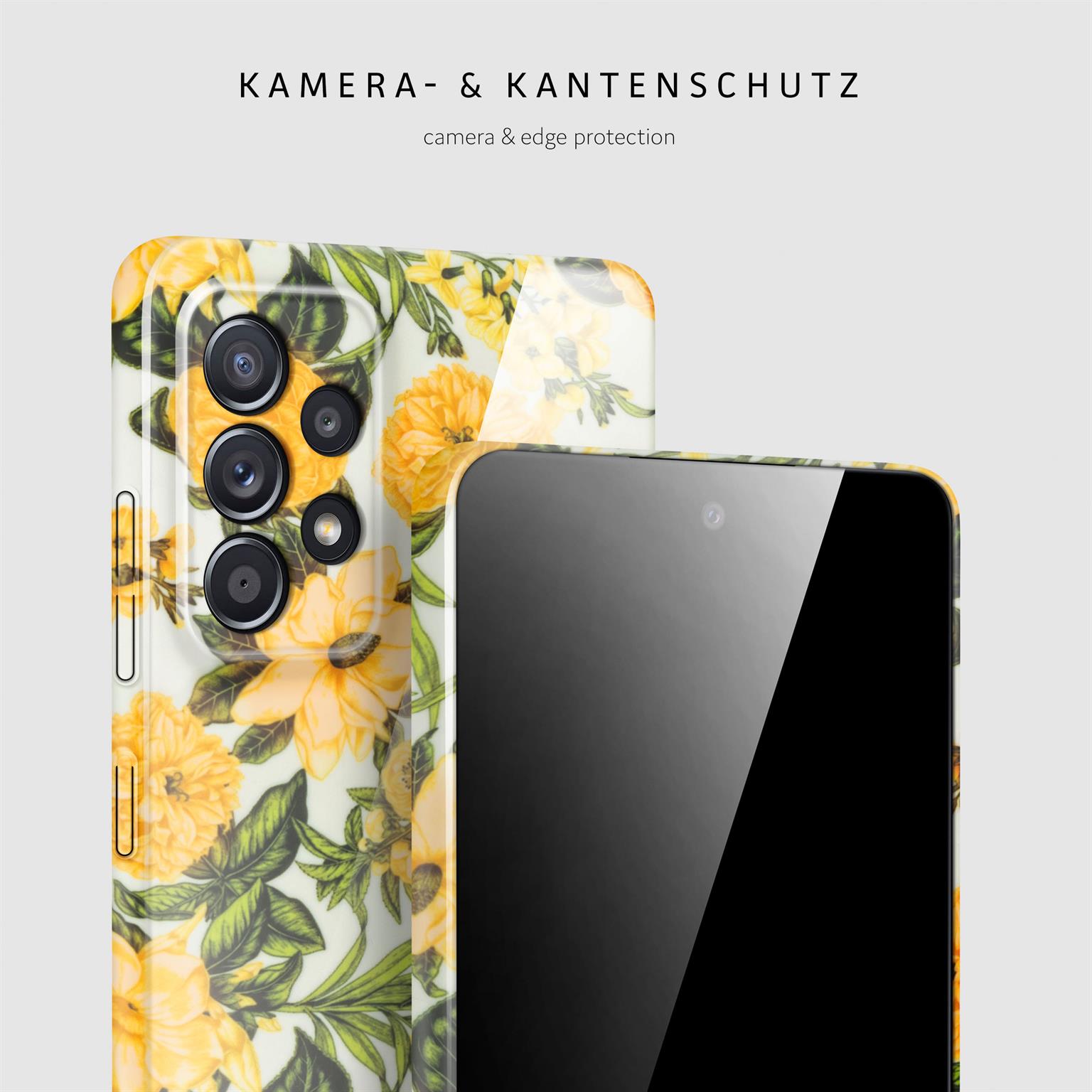 ONEFLOW Flower Cover Samsung Galaxy A52 5G Blumen Muster – Weiteres Produktbild 1
