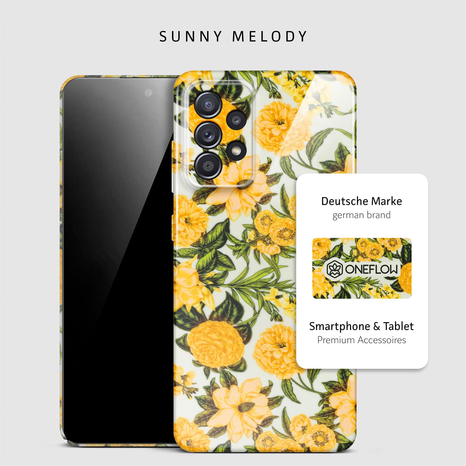 ONEFLOW Flower Cover Samsung Galaxy A52 5G Blumen Muster – Weiteres Produktbild 3