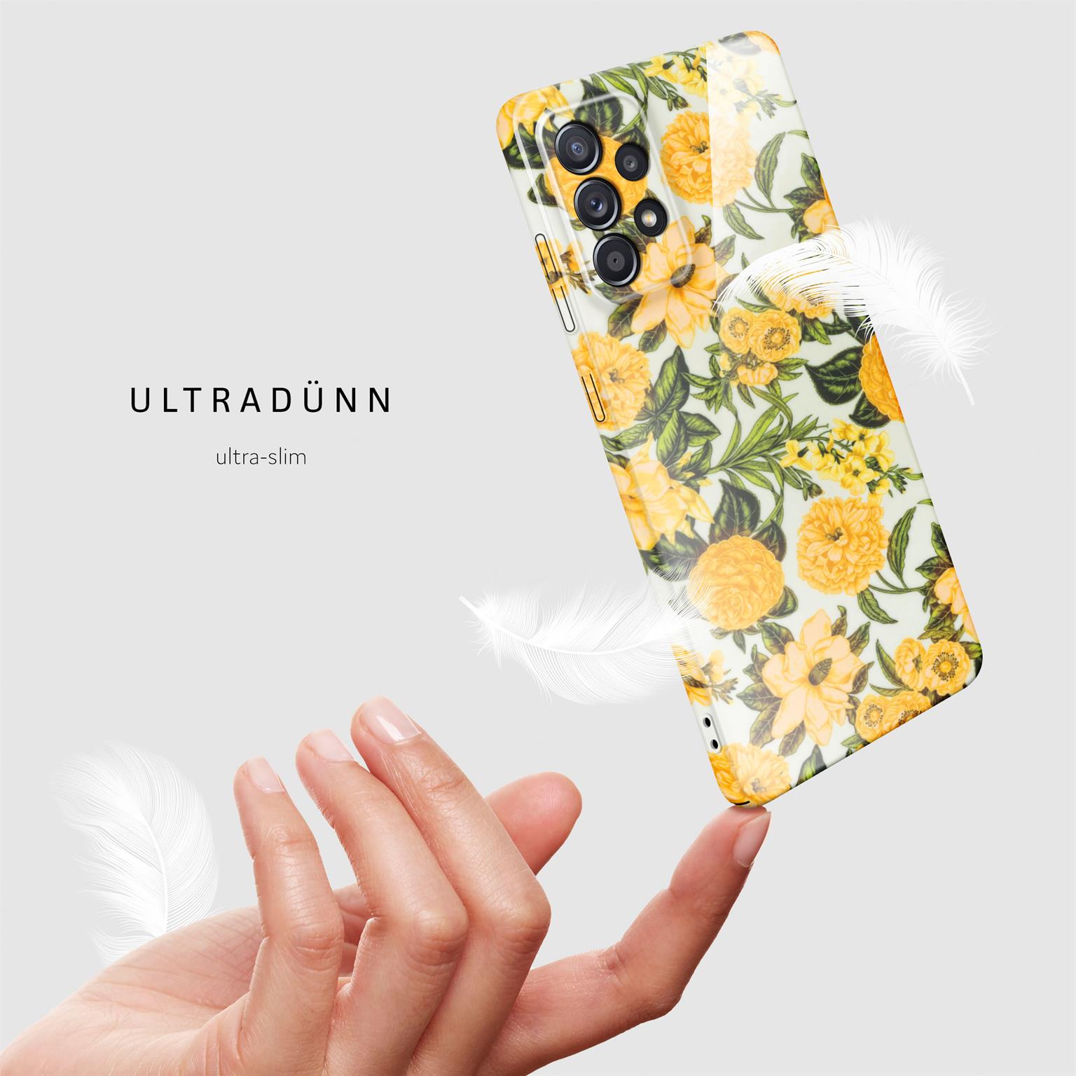 ONEFLOW Flower Cover Samsung Galaxy A52 5G Blumen Muster – Weiteres Produktbild 4