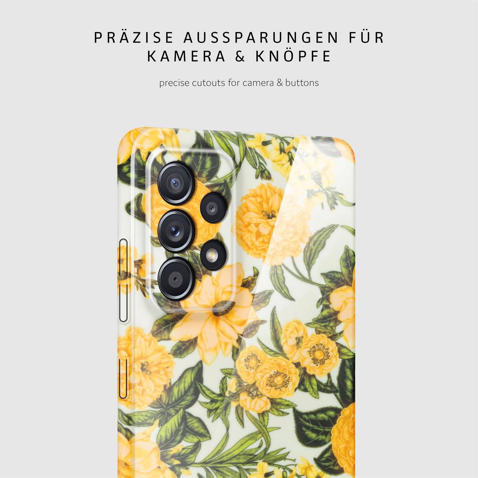 ONEFLOW Flower Cover Samsung Galaxy A52 5G Blumen Muster – Weiteres Produktbild 6
