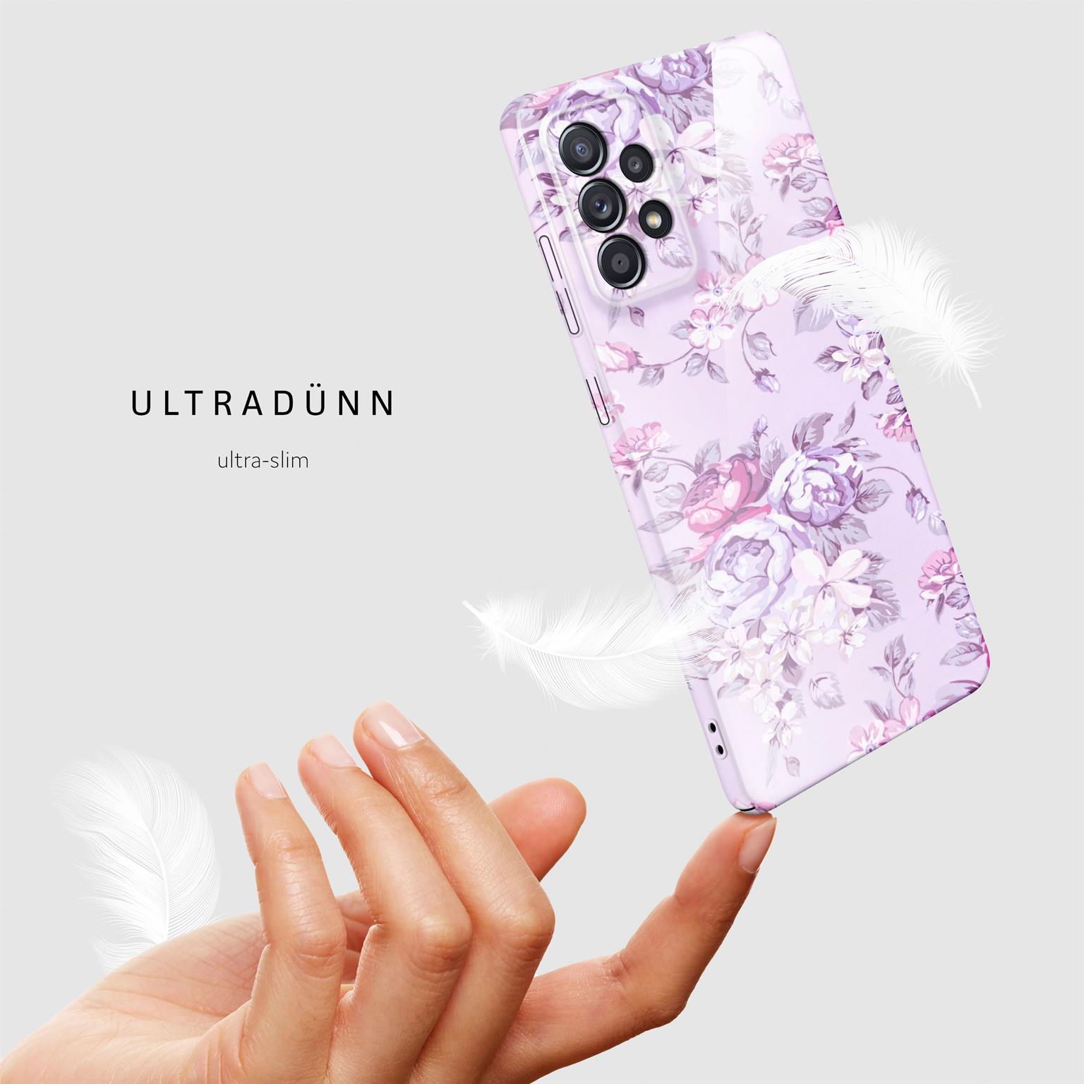 ONEFLOW Flower Cover Samsung Galaxy A52 5G Blumen Muster – Weiteres Produktbild 4
