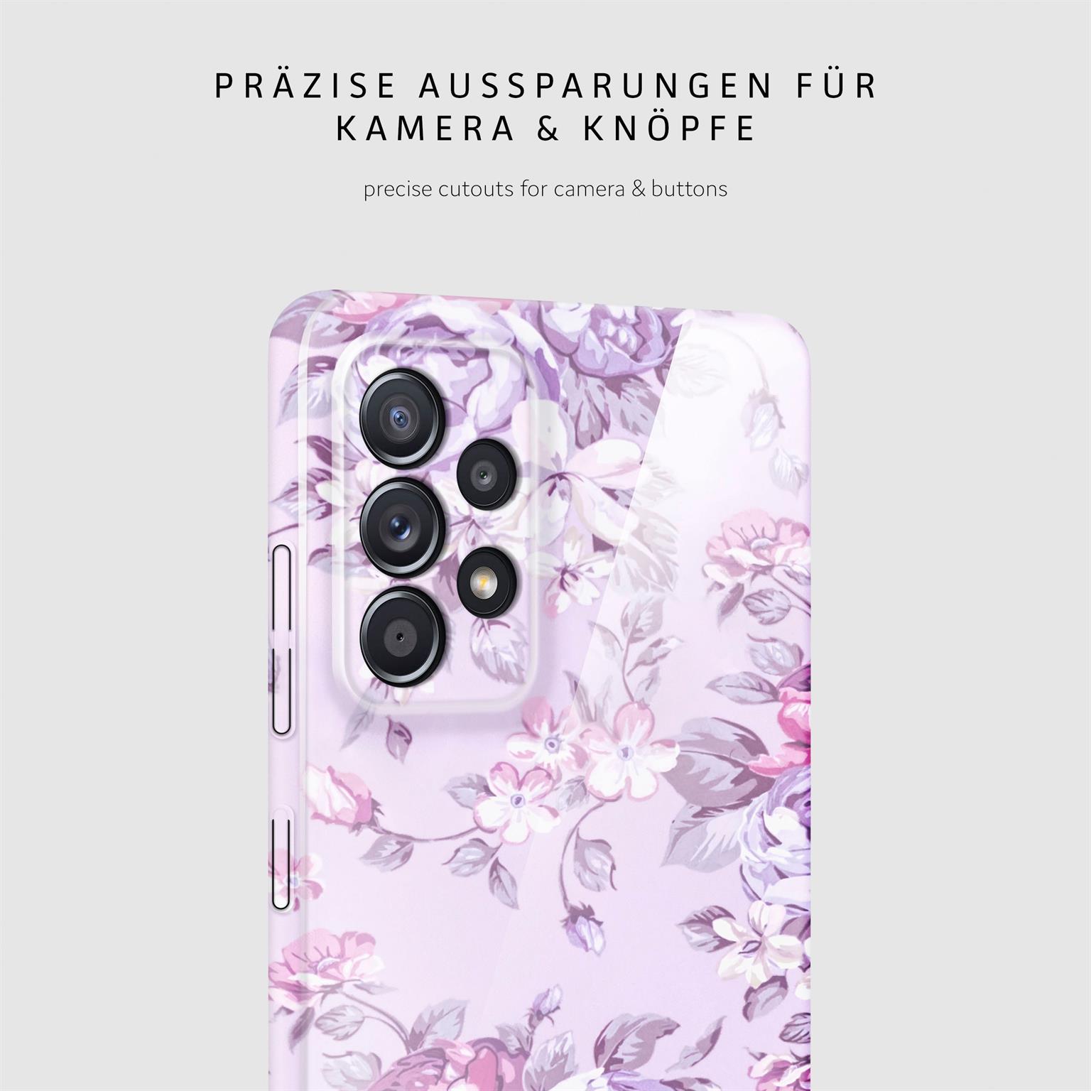 ONEFLOW Flower Cover Samsung Galaxy A52 5G Blumen Muster – Weiteres Produktbild 6