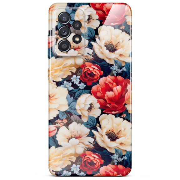 ONEFLOW Flower Cover Samsung Galaxy A52 Blumen Muster – Weiteres Produktbild 1