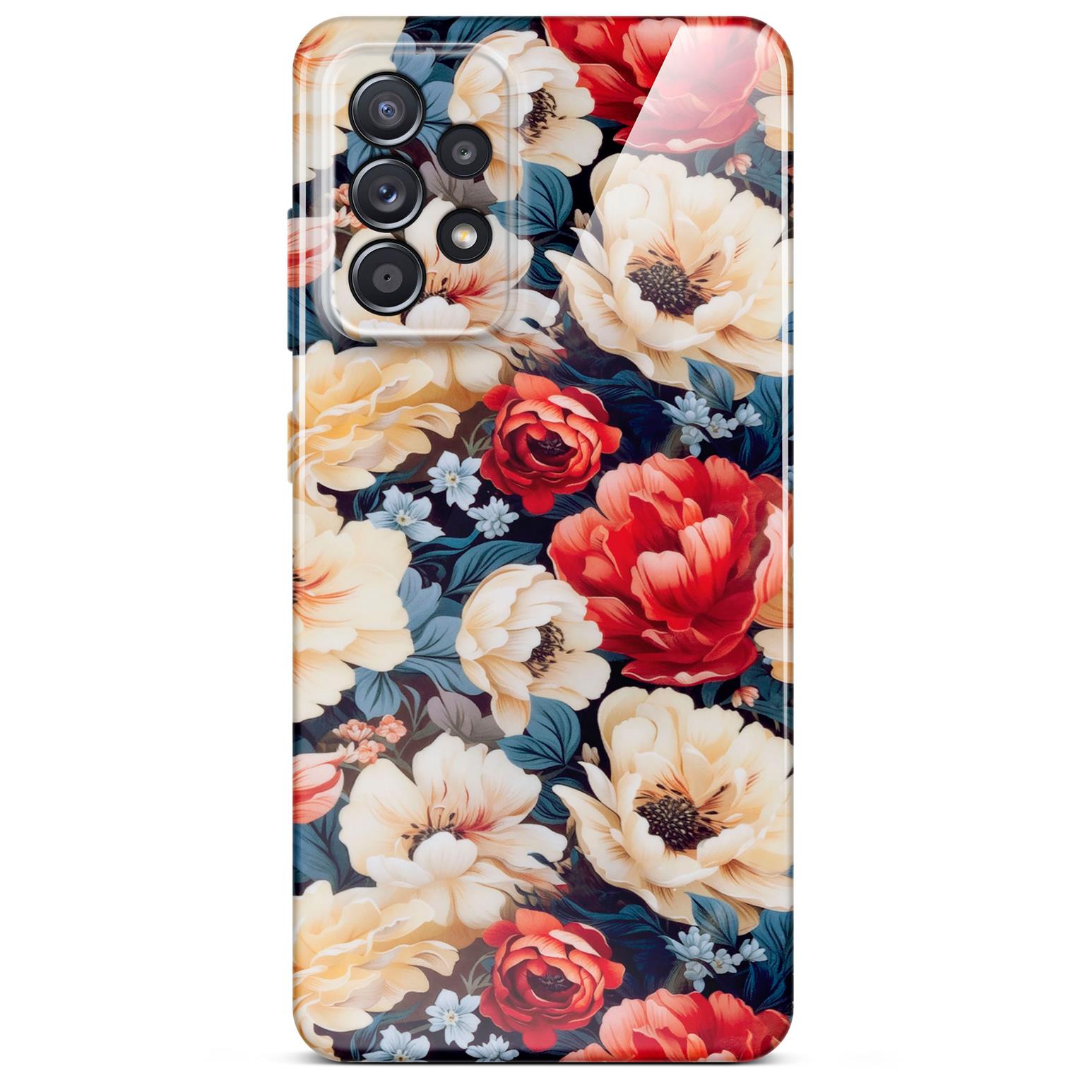 ONEFLOW Flower Cover Samsung Galaxy A52 Blumen Muster – Weiteres Produktbild 1 ONEFLOW Flower Cover Samsung Galaxy A52 Blumen Muster – Weiteres Produktbild 1