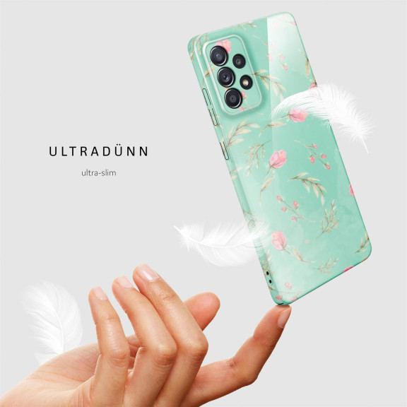 ONEFLOW Flower Cover Samsung Galaxy A52 Blumen Muster – Weiteres Produktbild 5