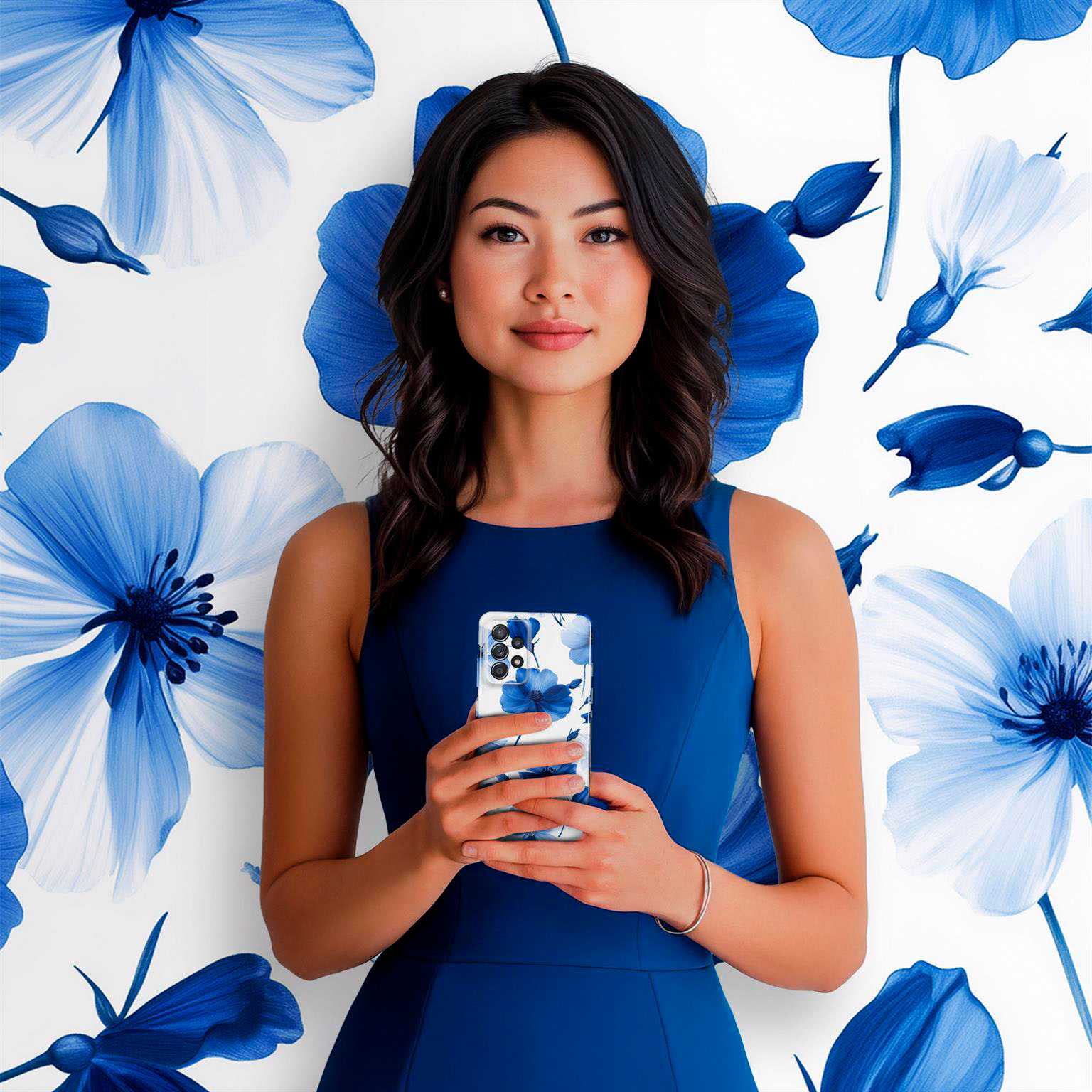 ONEFLOW Flower Cover Samsung Galaxy A52s 5G Blumen Muster – Weiteres Produktbild 2