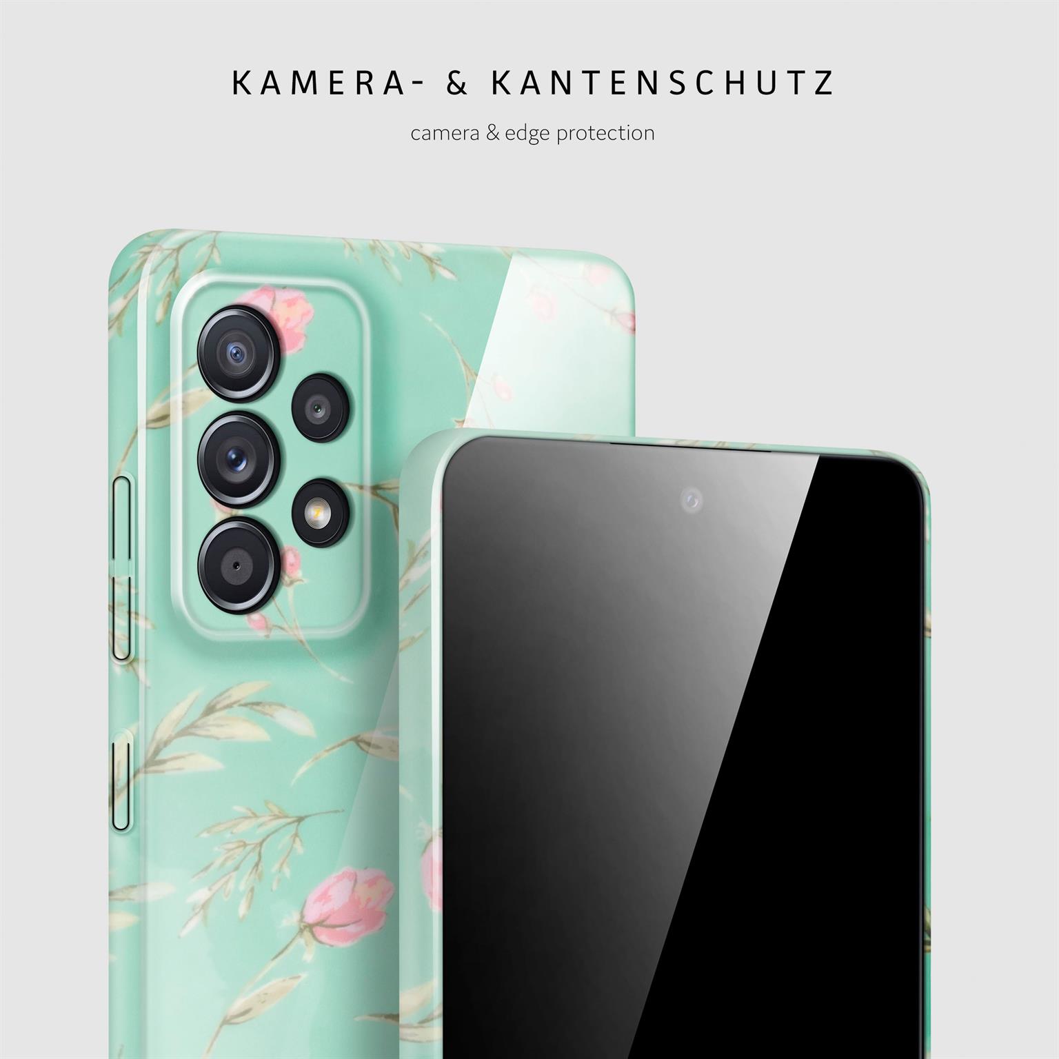 ONEFLOW Flower Cover Samsung Galaxy A52s 5G Blumen Muster – Weiteres Produktbild 1