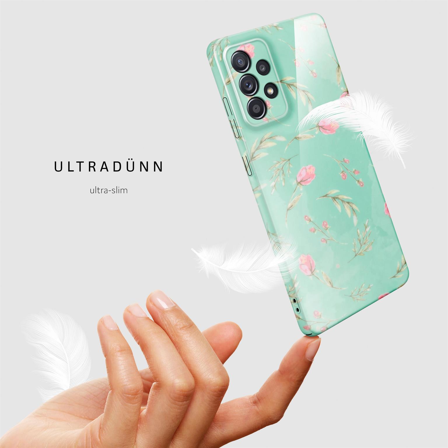 ONEFLOW Flower Cover Samsung Galaxy A52s 5G Blumen Muster – Weiteres Produktbild 4