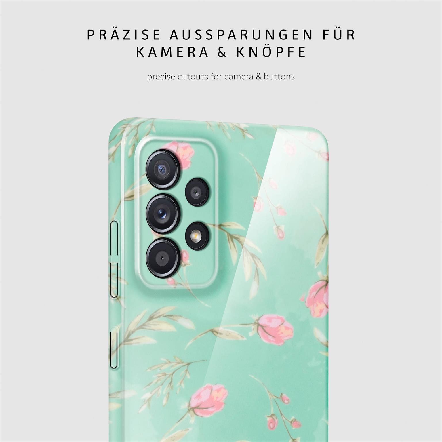 ONEFLOW Flower Cover Samsung Galaxy A52s 5G Blumen Muster – Weiteres Produktbild 6