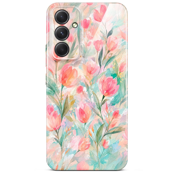 ONEFLOW Flower Cover Samsung Galaxy A54 5G Blumen Muster – Weiteres Produktbild 1