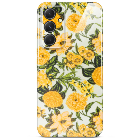 ONEFLOW Flower Cover Samsung Galaxy A54 5G Blumen Muster – Weiteres Produktbild 1