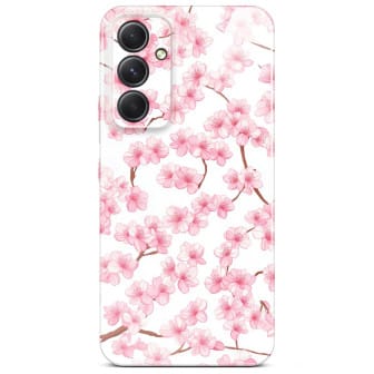 ONEFLOW Flower Cover Samsung Galaxy A54 5G Blumen Muster – Sakura Breeze ONEFLOW Flower Cover Samsung Galaxy A54 5G Blumen Muster – Sakura Breeze