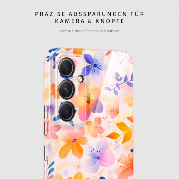 ONEFLOW Flower Cover Samsung Galaxy A54 5G Blumen Muster – Weiteres Produktbild 7