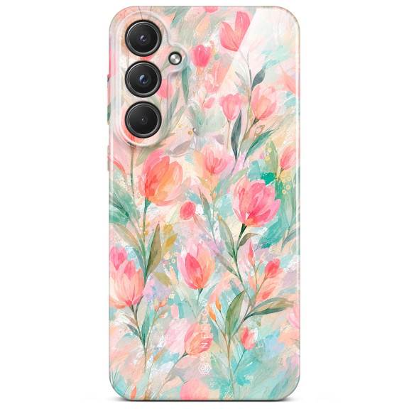 ONEFLOW Flower Cover Samsung Galaxy A55 5G Blumen Muster – Weiteres Produktbild 1