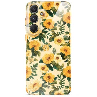 ONEFLOW Flower Cover Samsung Galaxy A55 5G Blumen Muster – Sunny Melody ONEFLOW Flower Cover Samsung Galaxy A55 5G Blumen Muster – Sunny Melody
