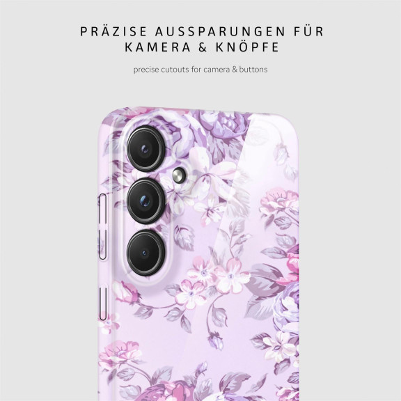 ONEFLOW Flower Cover Samsung Galaxy A55 5G Blumen Muster – Weiteres Produktbild 7