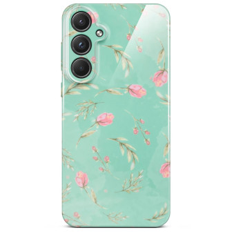 ONEFLOW Flower Cover Samsung Galaxy A55 5G Blumen Muster – Mint Blossom ONEFLOW Flower Cover Samsung Galaxy A55 5G Blumen Muster – Mint Blossom