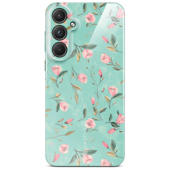 ONEFLOW Flower Cover Samsung Galaxy A55 5G Blumen Muster – Mint Blossom ONEFLOW Flower Cover Samsung Galaxy A55 5G Blumen Muster – Mint Blossom