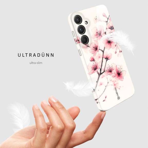 ONEFLOW Flower Cover Samsung Galaxy A55 5G Blumen Muster – Weiteres Produktbild 5