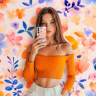 ONEFLOW Flower Cover Samsung Galaxy S20 FE 5G Blumen Muster – Weiteres Produktbild 3