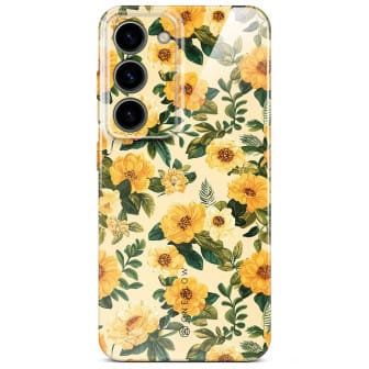 ONEFLOW Flower Cover Samsung Galaxy S23 Blumen Muster – Sunny Melody ONEFLOW Flower Cover Samsung Galaxy S23 Blumen Muster – Sunny Melody
