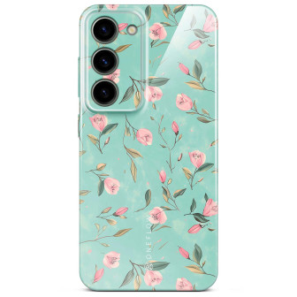 ONEFLOW Flower Cover Samsung Galaxy S23 Blumen Muster – Mint Blossom ONEFLOW Flower Cover Samsung Galaxy S23 Blumen Muster – Mint Blossom