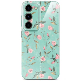 ONEFLOW Flower Cover Samsung Galaxy S23 Blumen Muster – Mint Blossom ONEFLOW Flower Cover Samsung Galaxy S23 Blumen Muster – Mint Blossom