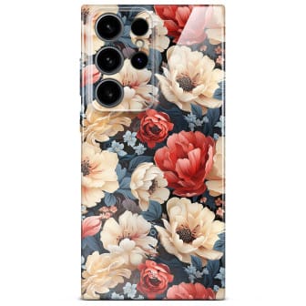 ONEFLOW Flower Cover Samsung Galaxy S24 Ultra Blumen Muster – Mystic Flora ONEFLOW Flower Cover Samsung Galaxy S24 Ultra Blumen Muster – Mystic Flora