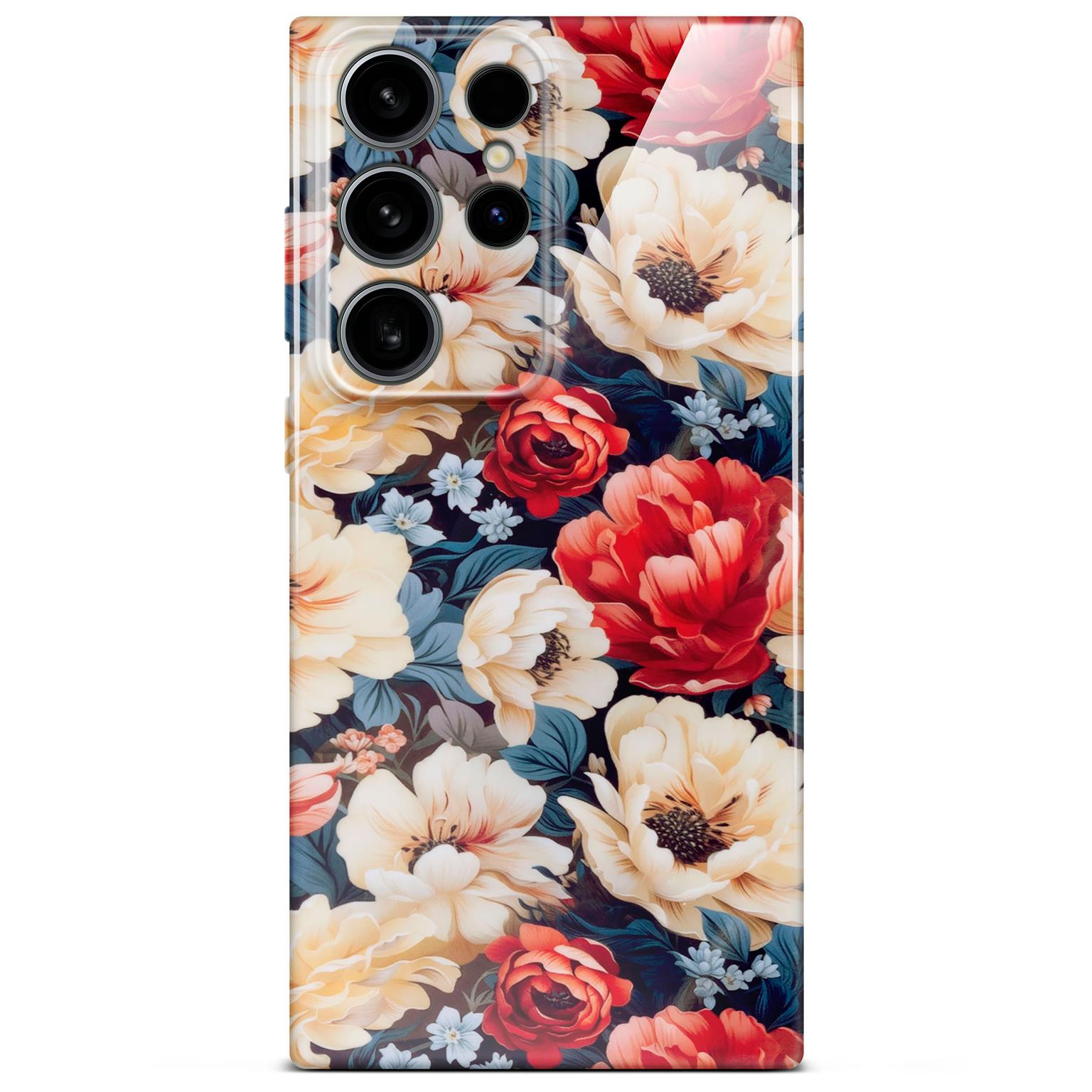 ONEFLOW Flower Cover Samsung Galaxy S24 Ultra Blumen Muster – Mystic Flora