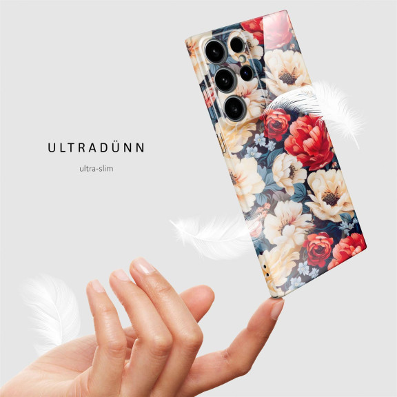 ONEFLOW Flower Cover Samsung Galaxy S24 Ultra Blumen Muster – Weiteres Produktbild 5 ONEFLOW Flower Cover Samsung Galaxy S24 Ultra Blumen Muster – Weiteres Produktbild 5