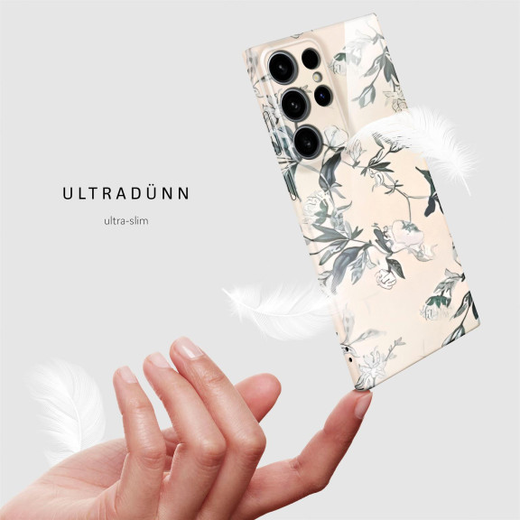 ONEFLOW Flower Cover Samsung Galaxy S24 Ultra Blumen Muster – Weiteres Produktbild 5