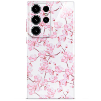 ONEFLOW ONEFLOW Flower Cover Samsung Galaxy S24 Ultra Blumen Muster – Sakura Breeze