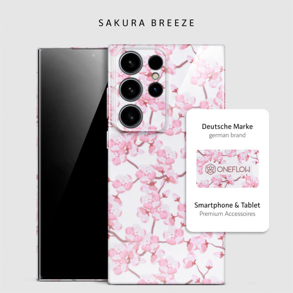 ONEFLOW Flower Cover Samsung Galaxy S24 Ultra Blumen Muster – Weiteres Produktbild 4
