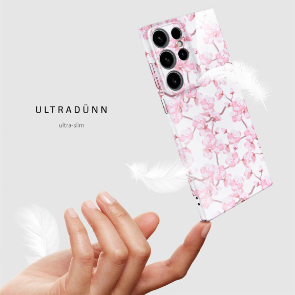 ONEFLOW Flower Cover Samsung Galaxy S24 Ultra Blumen Muster – Weiteres Produktbild 5