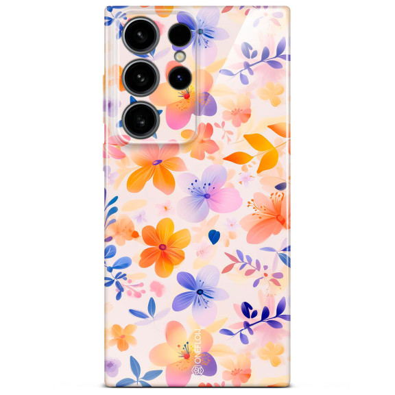 ONEFLOW Flower Cover Samsung Galaxy S24 Ultra Blumen Muster – Weiteres Produktbild 1
