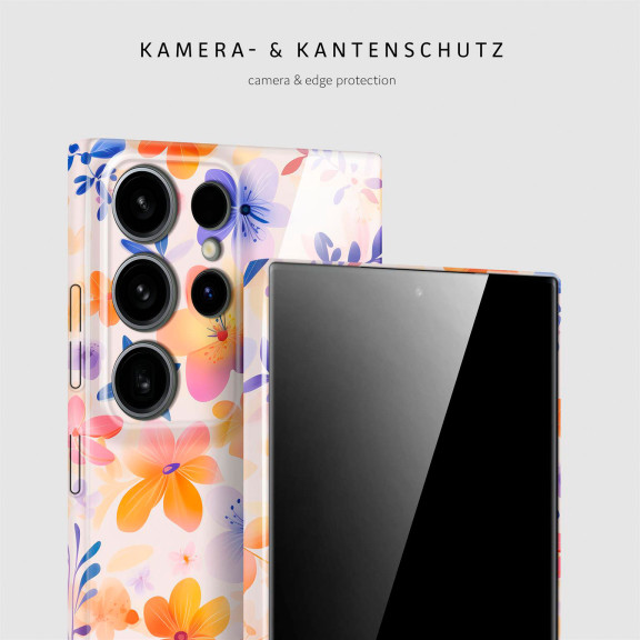 ONEFLOW Flower Cover Samsung Galaxy S24 Ultra Blumen Muster – Weiteres Produktbild 2