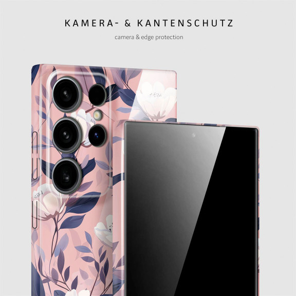 ONEFLOW Flower Cover Samsung Galaxy S24 Ultra Blumen Muster – Weiteres Produktbild 2