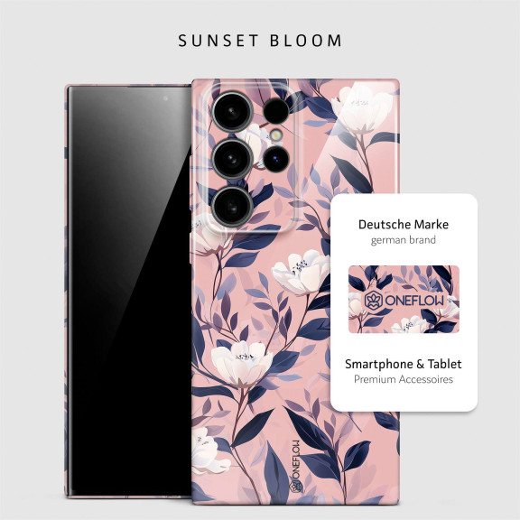 ONEFLOW Flower Cover Samsung Galaxy S24 Ultra Blumen Muster – Weiteres Produktbild 4